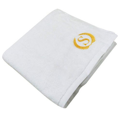 송월타월 슈퍼클래스 B450 바스타올 480g 면사, 흰색, 1장