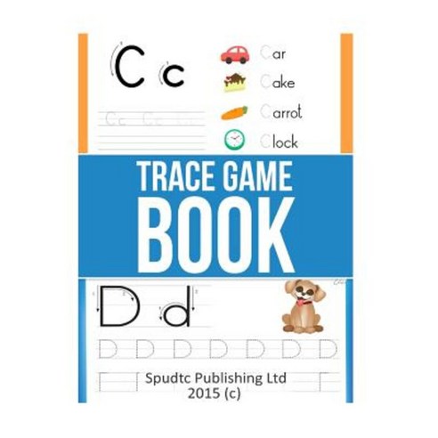 Trace Game Book Paperback, Createspace Independent Publishing Platform