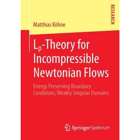 LP-Theory for Incompressible Newtonian Flows: Energy Preserving Boundary Conditions Weakly Singular Domains Paperback, Springer Spektrum
