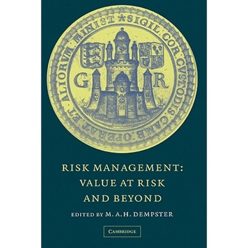 Risk Management: Value at Risk and Beyond Hardcover, Cambridge University Press