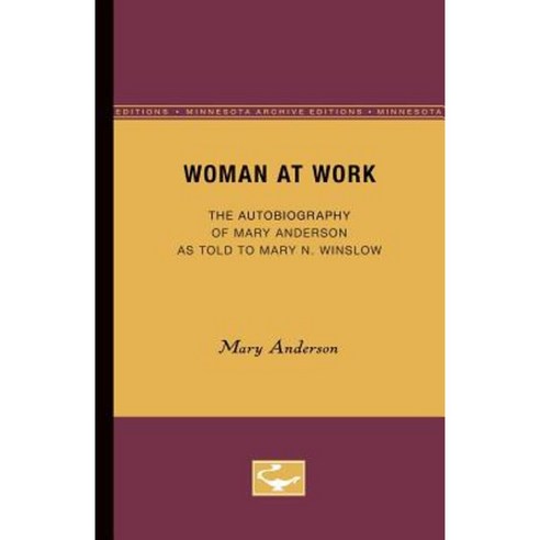 Woman at Work Paperback, Univ of Chicago Behalf of Minnesota Univ Pres