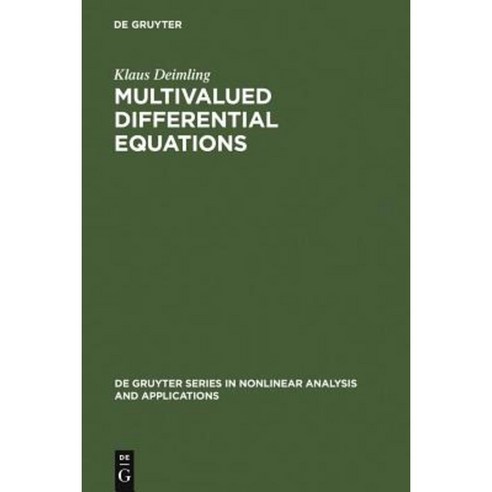 Multivalued Differential Equations Hardcover, de Gruyter