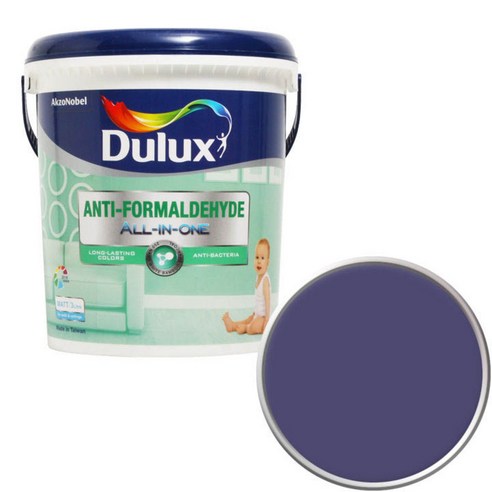듀럭스 안티포름알데히드 올인원 페인트 3L, Purple Polka