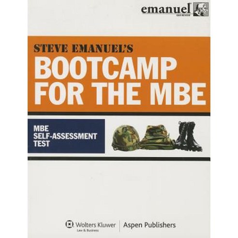 Steve Emanuel''s Bootcamp for the MBE: MBE Self-Assessment Test Paperback, Wolters Kluwer Law & Business