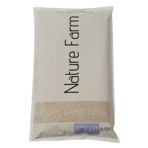 네이쳐팜 Nature Sand BRIGHT sugar 수족관 모래 2kg, 1개