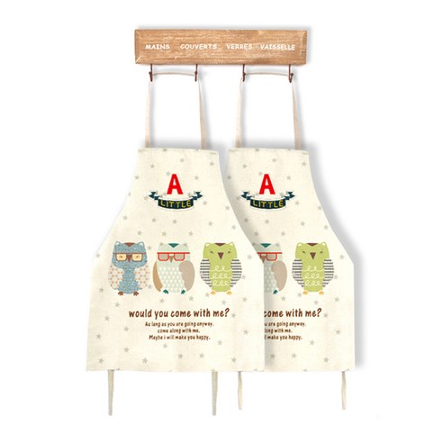 이코디 아울스트 AP앞치마, 세마리, 2개입