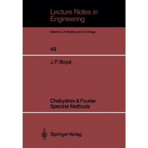 Chebyshev & Fourier Spectral Methods Paperback, Springer