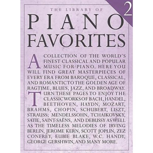 Library of Piano Favorites - Volume 2 Paperback, Music Sales