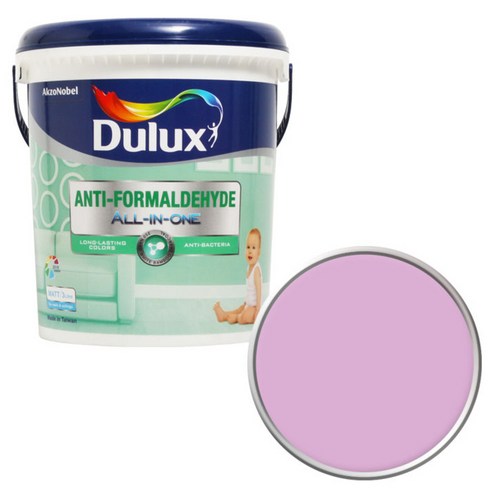 듀럭스 안티포름알데히드 올인원 페인트3L, Electric Pink  85RB 53/237