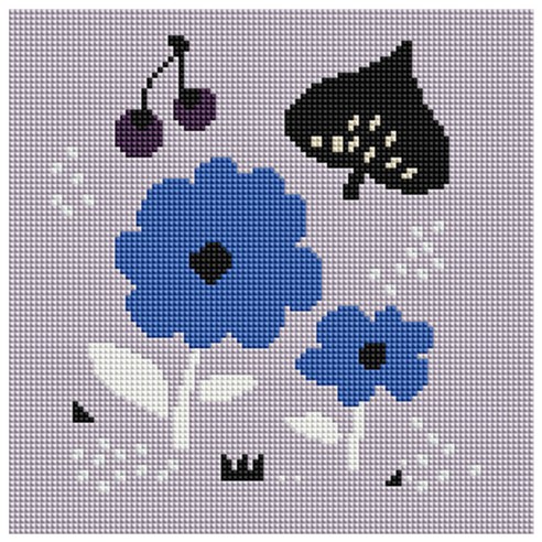 아트조이 DIY 보석 십자수 키트 25 x 25 cm, 베르겐, 1개