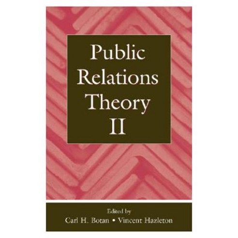 Public Relations Theory II Paperback, Lawrence Erlbaum Associates - 최저가 ...
