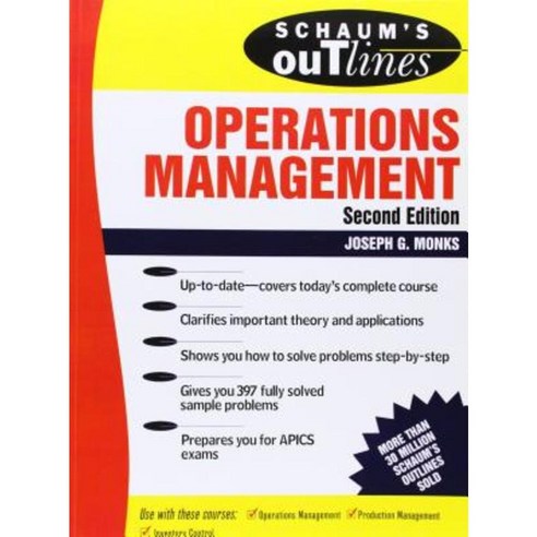Schaum''s Outline of Operations Management Paperback, McGraw-Hill Education