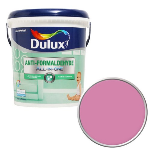 듀럭스 안티 포름알데히드 올인원 페인트 3L, Carnival Pink