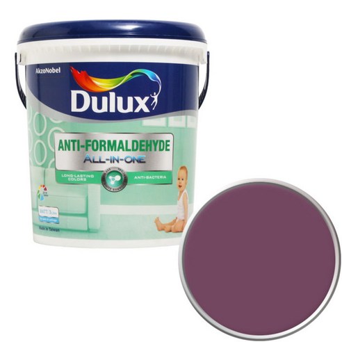듀럭스 안티 포름알데히드 올인원 페인트 3L, Fresh Beetroot