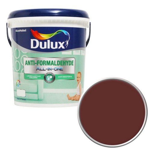 듀럭스 안티 포름알데히드 올인원 페인트 3L, Chilli Chocolate