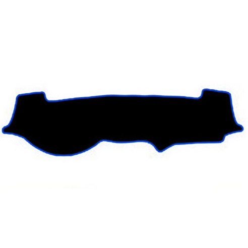 지티글로벌 다이아코트 벨벳 논슬립 대쉬보드커버 기아, 세라토, 블랙(베이스) + 블루(스티치)