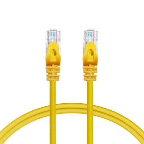 AVIVE 고급형 UTP 20m CAT5.E 랜선 케이블, YELLOW, 1개