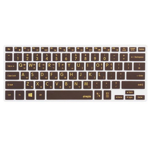 파인피아 삼성 노트북 아티브북M/NT110S1R/NT110S1Q 전용 문자인쇄키스킨 SS22, CHOCOLATE, 1개