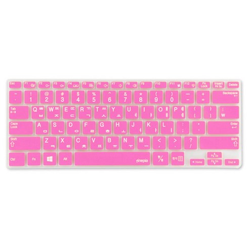 파인피아 삼성 노트북 NT910S3T 전용 문자인쇄키스킨 SS17, PINK, 1개