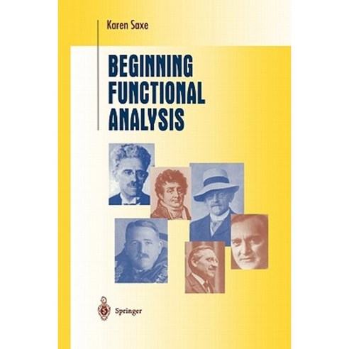Beginning Functional Analysis Paperback, Springer