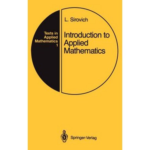 Introduction to Applied Mathematics Hardcover, Springer