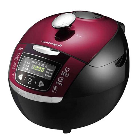 쿠첸 IH 압력밥솥 10인용, WHK-VE1080SD, Black / Raspberry