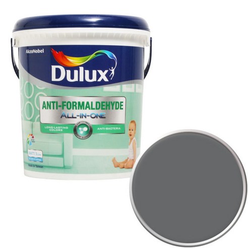 듀럭스 안티 포름알데히드 올 인 원 페인트 3L, Grey Cable