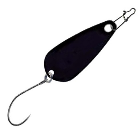 다미끼 피카 스푼 루어 B TYPE, 009 BLACK, 2.8g
