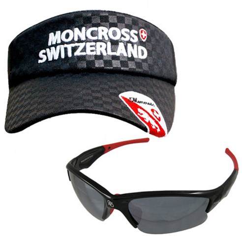 몽크로스 낚시모자 Black MC-101 + 신한광학 선글라스 SH7040, Black Smoke Silver Coating