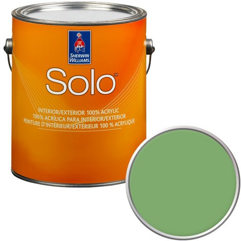 셔윈윌리암스 솔로 저광페인트 1L, SW6732 Organic Green, 1개