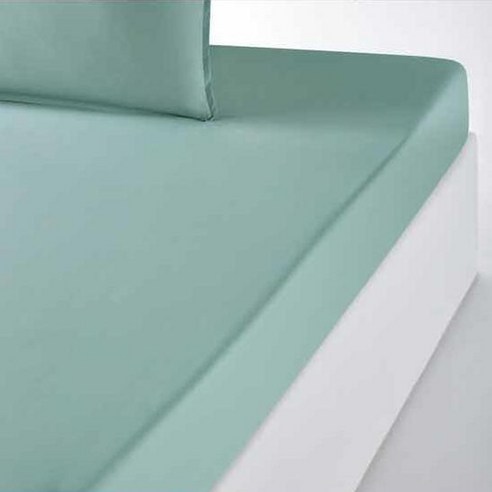 라흐두뜨 퍼케일면 심플 매트리스커버 F696763, celadon