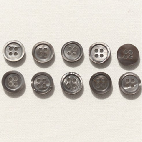 은은한 빛깔, 당신의 작품에 섬세한 아름다움을 더하다 – 해피베어스 심플 모던 자개단추 가디건단추