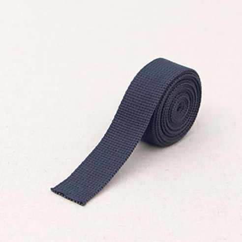 가방용 웨이빙 끈 30 mm, 네이비, 2개