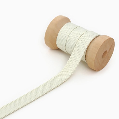 해피베어스 베이직 슬림 웨이빙 끈 10mm, 아이보리, 3개