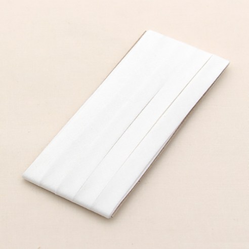 해피베어스 앙앙 코튼캔디 바이어스테이프 10mm, 1 화이트, 2개입