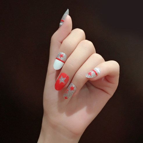 이엘피코리아 네일스티커 671 라인스타, 혼합 색상, 1개