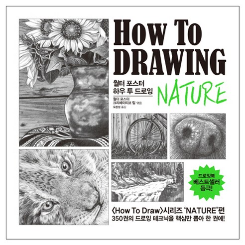월터 포스터 하우 투 드로잉 Nature:, 미디어샘, 월터 포스터 크리에이티브 편저/오윤성 역
