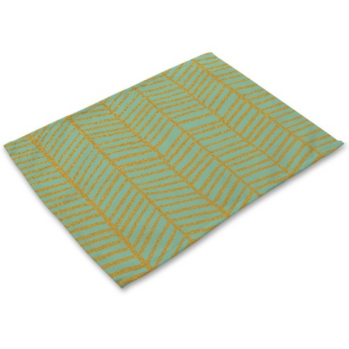 리빙팝 지그재그 패턴 테이블매트, 05, 42 x 32 cm