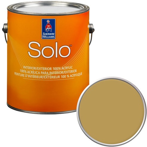 셔윈윌리암스 솔로저광페인트 1L, SW6403 Escapade Gold