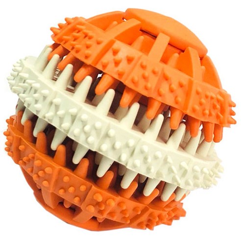 까꿍펫 반려견 간식훈련 장난감 6cm, 오렌지, 1개