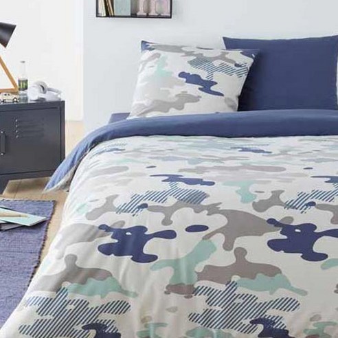 라흐두뜨 리버서블 카모플라쥬 이불커버 F696770, grey camouflage