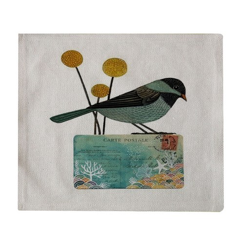 이코디 월버드 티지 테이블매트, 오션, 가로 45cm x 세로 32cm