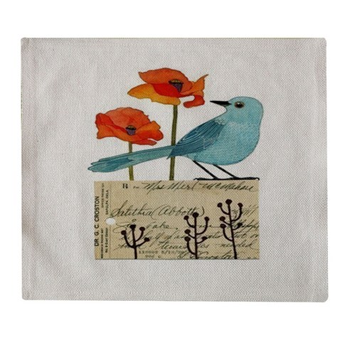 이코디 월버드 티지 테이블매트, 레터링, 가로 45cm x 세로 32cm