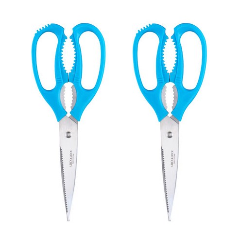 락앤락 다용도가위 F00097S2, BLUE, 2개입