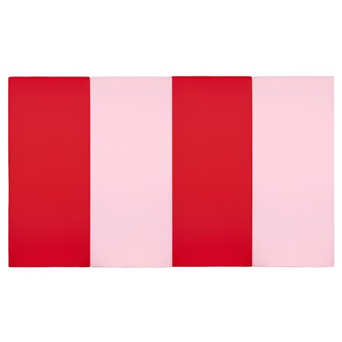 퍼니존 퍼니테라피 레드시리즈1 영유아 폴더매트, 레드 + 베이비핑크, 중(W 200cm x L 120cm x H 4cm)