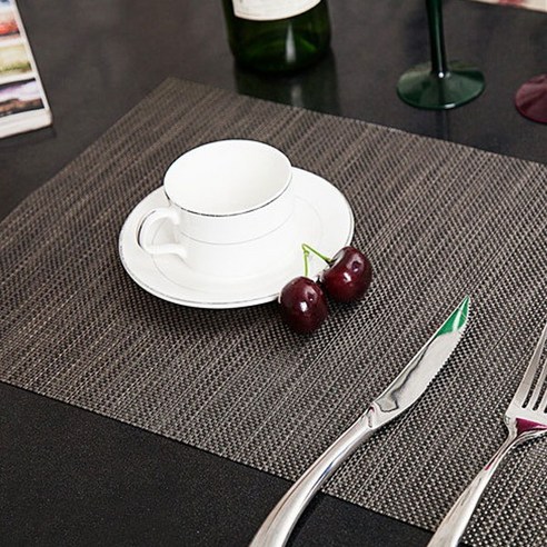 블럭마트 테이블 식탁매트 8p, 랜덤 발송(같은색상), 45 x 30 cm