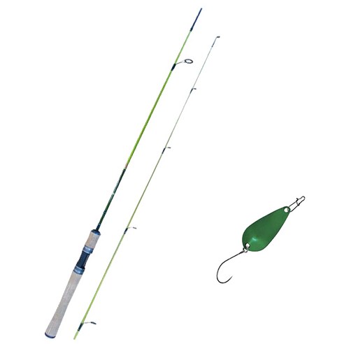 원다 예그린 스피닝 루어낚싯대 562UL + 다미끼크라프트 메탈지그 앤 피카 스푼 A 3.5g, 011 PEARL GREEN