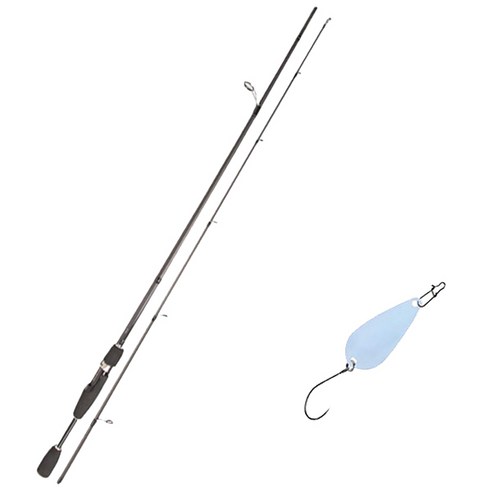 YGF 블루포스 스타젠 루어낚싯대 S63L + 다미끼크라프트 메탈지그 앤 피카 스푼 A 3.5g, 007 CREAM WHITE
