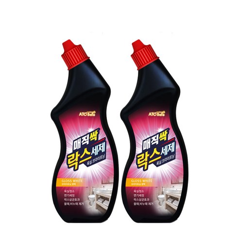 아토세이프 매직싹 겔타입 욕실 브라이트닝 락스세제, 750ml, 2개