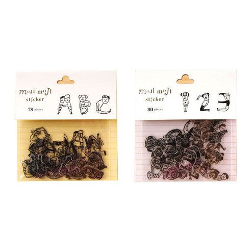 라이프포인트 알파벳 숫자 사람알파벳 DIY 스티커팩 2p 세트, 05 사람알파벳, 11 사람숫자, 1세트